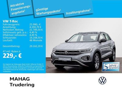 Second-hand VW T-Roc Style 150 CP (110 kW) 2022 Argintiu SUV