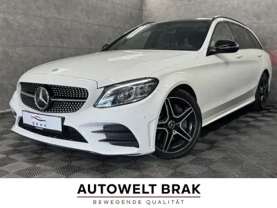 Gebraucht Mercedes C300 AMG line 258 PS (189 kW) 2019 Weiß Limousine