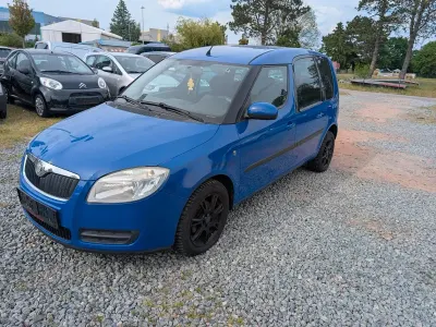 Gebraucht Skoda Roomster 70 PS (51 kW) 2007 Blau Van / Kleinbus