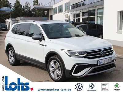 Gebraucht VW Tiguan Allspace Elegance 150 PS (110 kW) 2022 Pure white SUV
