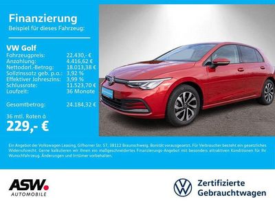 Kings red metallic Gebraucht 2022 VW Golf VIII Active Limousine | 21.460 € (Guter Preis)