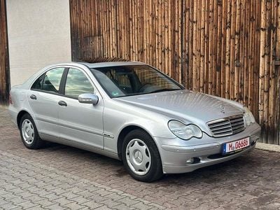 Brugt Mercedes C200 163 HK (119 kW) 2003 Sølv Sedan