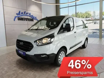 Gebraucht Ford Transit Custom 131 PS (96 kW) 2021 Frostweiß Van / Kleinbus