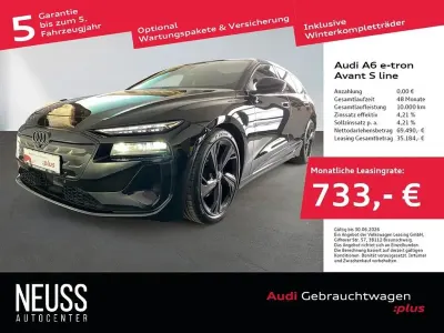 Brugt Audi A6 e-tron S-Line 210 kW (286 HK) 2025 Sort Stationcar