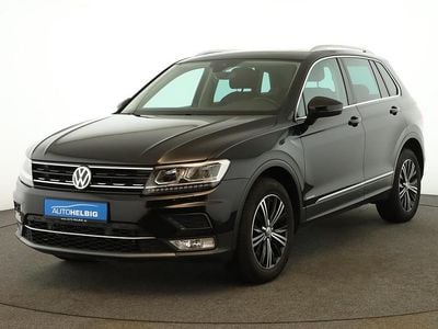 Deep black perleffekt Gebraucht 2017 VW Tiguan Highline SUV | 17.880 € (Fairer Preis)