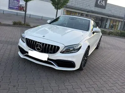 Używany Mercedes C63S AMG AMG 510 KM (375 kW) 2019 Biały Kabriolet