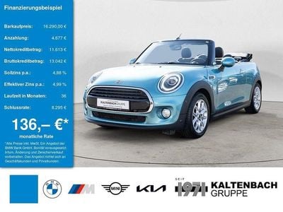 Begagnad Mini Cooper Cabriolet Pepper 136 HK (100 kW) 2019 Blå Cab