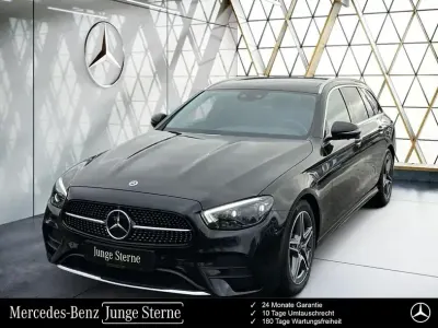 Gebraucht Mercedes E220 AMG 200 PS (147 kW) 2024 Metalliclack obsidianschwarz Kombi