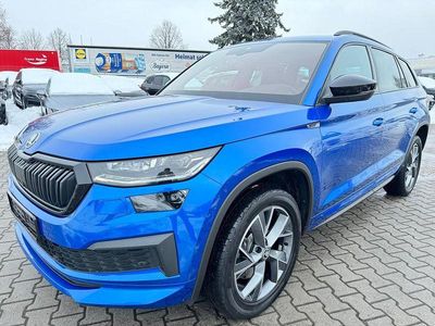 Blau Gebraucht 2022 Skoda Kodiaq SportLine SUV | 33.799 € (Teuer)
