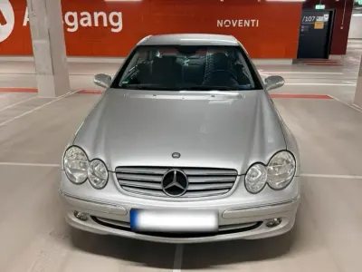Brugt Mercedes CLK200 163 HK (119 kW) 2004 Sølv Coupe
