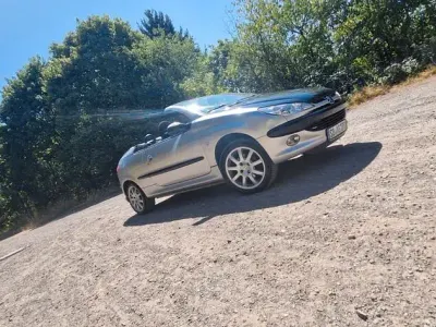 Gebraucht Peugeot 206 CC Quiksilver 109 PS (80 kW) 2004 Silber Cabrio