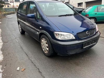 Gebraucht Opel Zafira 101 PS (74 kW) 2003 Blau Van / Kleinbus