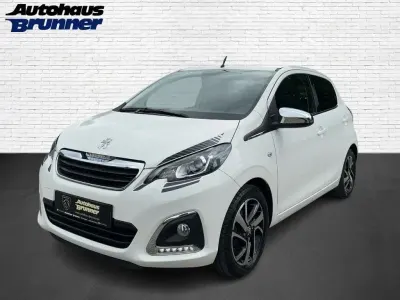 Gebraucht Peugeot 108 Top! Collection 72 PS (52 kW) 2020 Weiß Kleinwagen