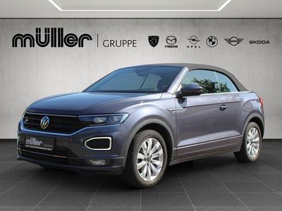 Gebraucht VW T-Roc Cabriolet R-line 150 PS (110 kW) 2021 Grau Cabrio