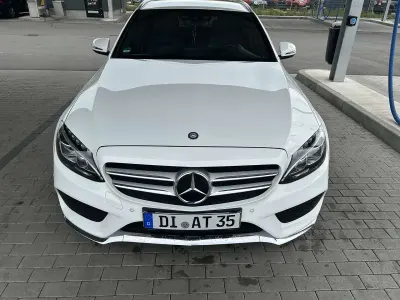 Gebraucht Mercedes C250 AMG line 204 PS (150 kW) 2017 Weiß Kombi