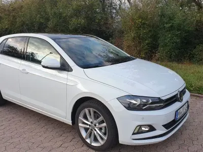 Gebraucht VW Polo Highline 116 PS (85 kW) 2019 Weiß Kleinwagen