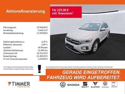 Gebraucht VW T-Roc Style 150 PS (110 kW) 2022 Ascotgrau SUV