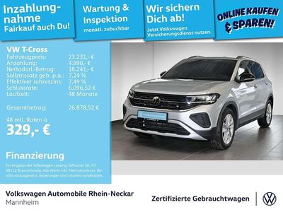 Gebraucht VW T-Cross Goal 116 PS (85 kW) 2025 Reflexsilber metallic SUV