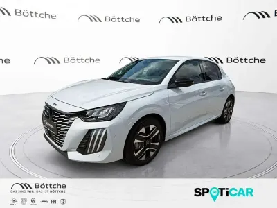 Neu Peugeot 208 Allure 101 PS (74 kW) 2025 Weiss/typ aussenverkleidung metalliclackierung Kleinwagen