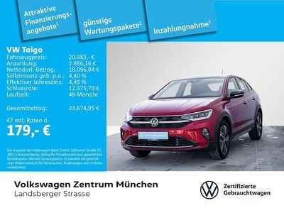 Gebraucht VW Taigo Style 150 PS (110 kW) 2022 Rot SUV