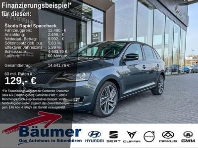 Usata Skoda Rapid Style 125 CV (91 kW) 2017 Grigio Utilitaria