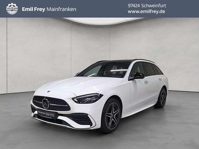 Weiß Gebraucht 2022 Mercedes C300e AMG Kombi | 42.850 € (Teuer)