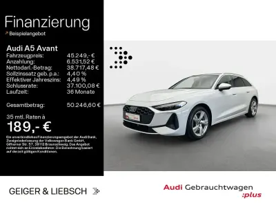 Gebraucht Audi A5 Ambiente 204 PS (150 kW) 2025 Gletscherweiß metallic Kombi