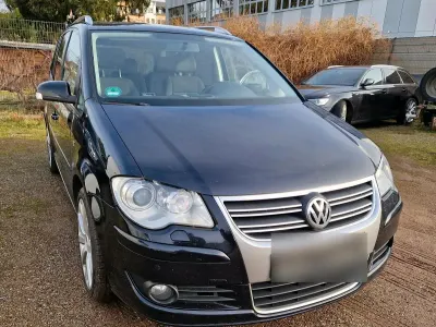 Gebraucht VW Touran R-line 140 PS (102 kW) 2008 Schwarz Van / Kleinbus