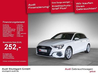 Gebraucht Audi A3 Sportback g-tron Sport 131 PS (96 kW) 2022 Weiß Kleinwagen