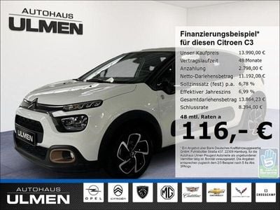 Gebraucht Citroën C3 PureTech 82 PS (60 kW) 2023 Weiss Kleinwagen