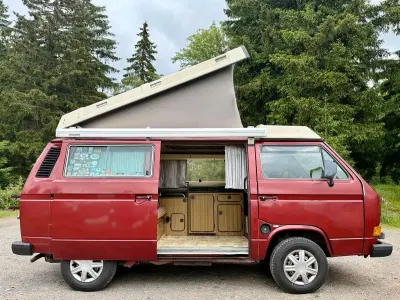 Gebraucht VW T3 69 PS (50 kW) 1987 Rot Van