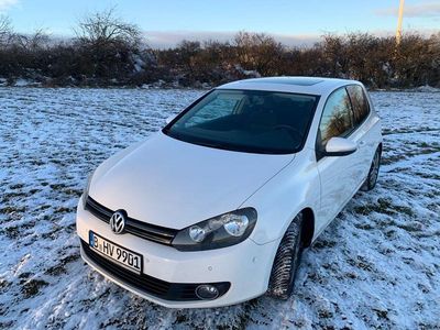 Gebraucht VW Golf VI Comfortline 122 PS (89 kW) 2009 Weiß Kleinwagen