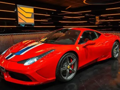 Second-hand Ferrari 458 605 CP (444 kW) 2014 Roșu