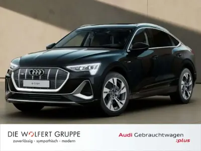Brugt Audi e-tron S-Line 300 kW (408 HK) 2022 Sort SUV