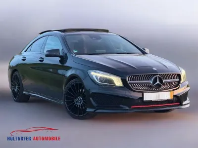 Brugt Mercedes CLA200 AMG line 136 HK (100 kW) 2016 Sort Coupe