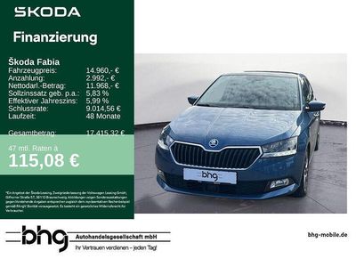 Gebraucht Skoda Fabia Best of 95 PS (69 kW) 2021 Blau Limousine