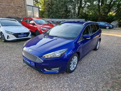 Gebraucht Ford Focus Titanium 125 PS (91 kW) 2018 Indicblau metallic Kombi