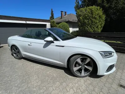 Gebraucht Audi A5 Cabriolet S-Line 218 PS (160 kW) 2017 Weiß Cabrio