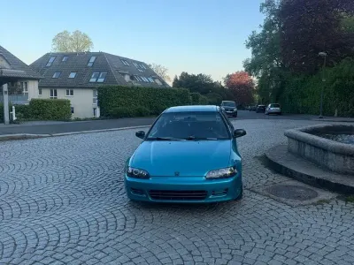 Gebraucht Honda Civic LS 75 PS (55 kW) 1995 Blau Limousine