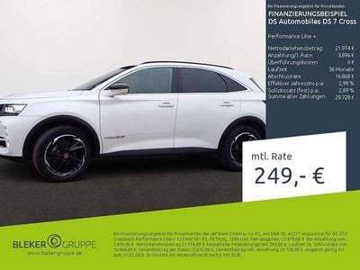 Lack weiss perlglänzend/metall Gebraucht 2023 DS Automobiles DS7 Crossback Performance Line Plus SUV | 25.870 € (Fairer Preis)