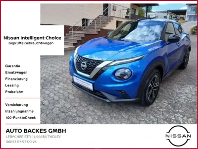 Gebraucht Nissan Juke N-Connecta 114 PS (83 kW) 2025 Magnetic blue/black SUV