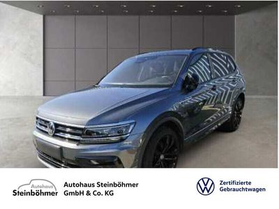 gebraucht VW Tiguan Allspace Highline 2.0TDI DSG R-Line Voll Bluetooth Navi LED Vollleder Klima Standhzg Einparkhilfe