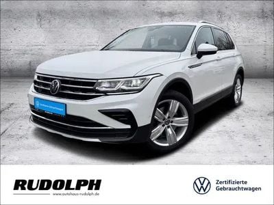 Weiss Gebraucht 2021 VW Tiguan Elegance SUV | 33.360 € (Fairer Preis)