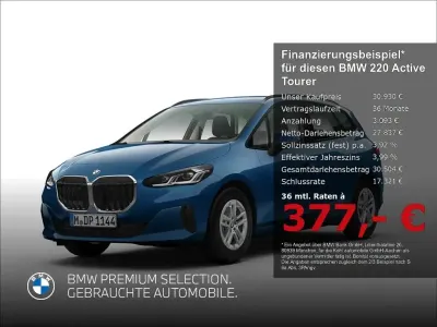 Gebraucht BMW 220 Active Tourer Luxury Line 148 PS (108 kW) 2025 Blau Van / Kleinbus
