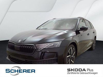 Blackmagic perleffekt (metallic) Gebraucht 2025 Skoda Octavia SportLine Limousine | 34.900 € (Teuer)