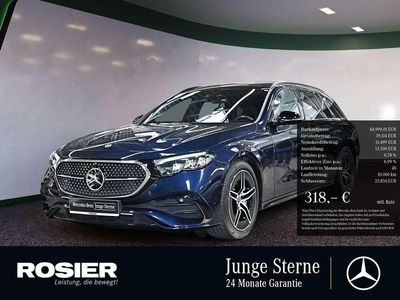 Usata Mercedes E220 Advanced 197 CV (144 kW) 2023 Blu Station wagon