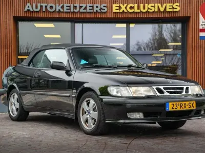 Gebraucht Saab 9-3 Anniversary 150 PS (110 kW) 2002 Schwarz Cabrio