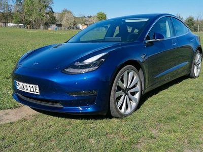 Usata Tesla Model 3 Performance 377 kW (513 CV) 2019 Blu Berlina