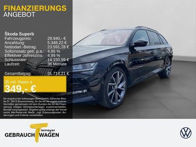 Gebraucht Skoda Superb SportLine 218 PS (160 kW) 2022 Kombi