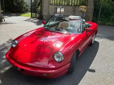 Gebraucht Alfa Romeo Spider 120 PS (88 kW) 1991 Rot Cabrio
